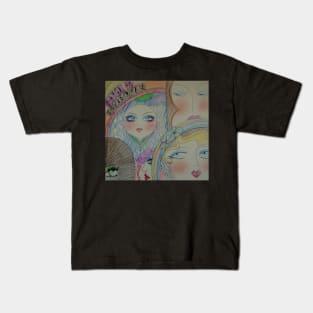 VINTAGE MAKE UP AND DOLLIES POSTER Kids T-Shirt